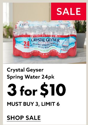 Crystal Geyser Spring Water