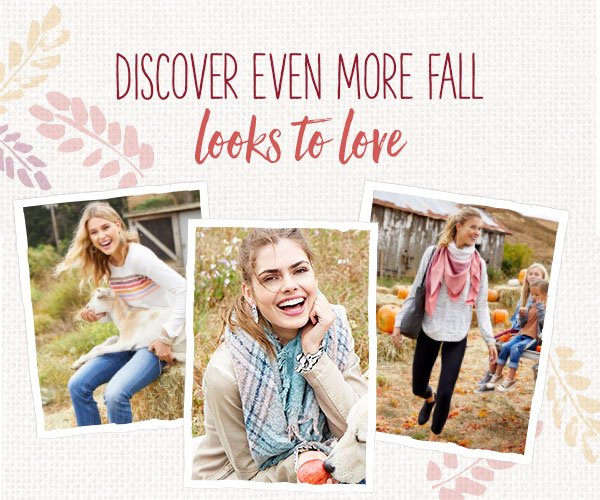 Discover even more fall looks to love.