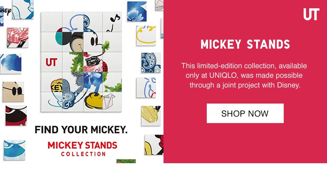 Mickey Stands Banner