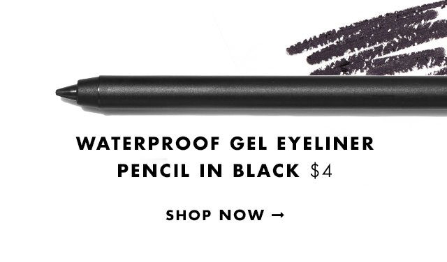 Waterproof gel Eyeliner Pencil in Black