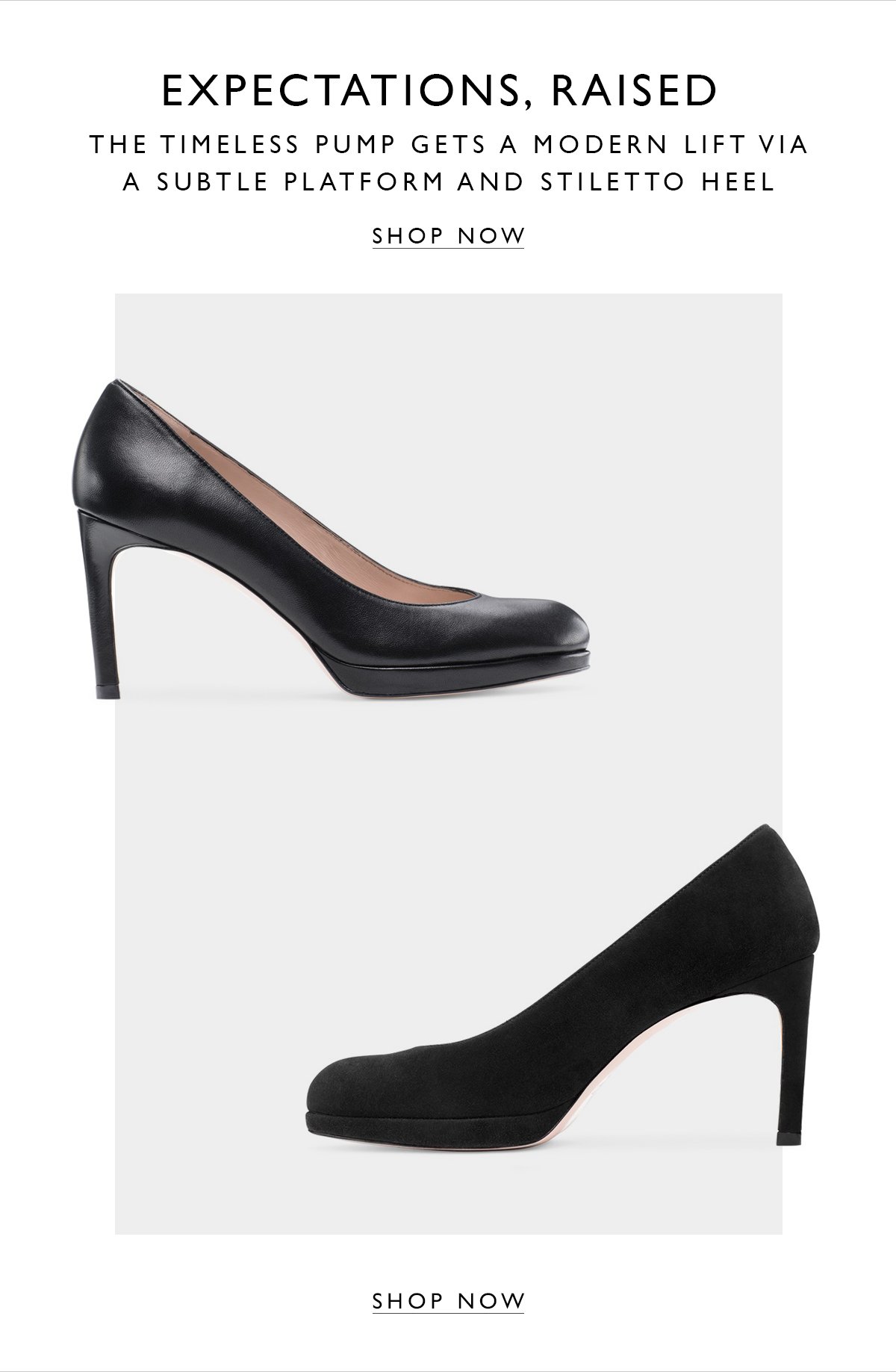 stuart weitzman platform pumps