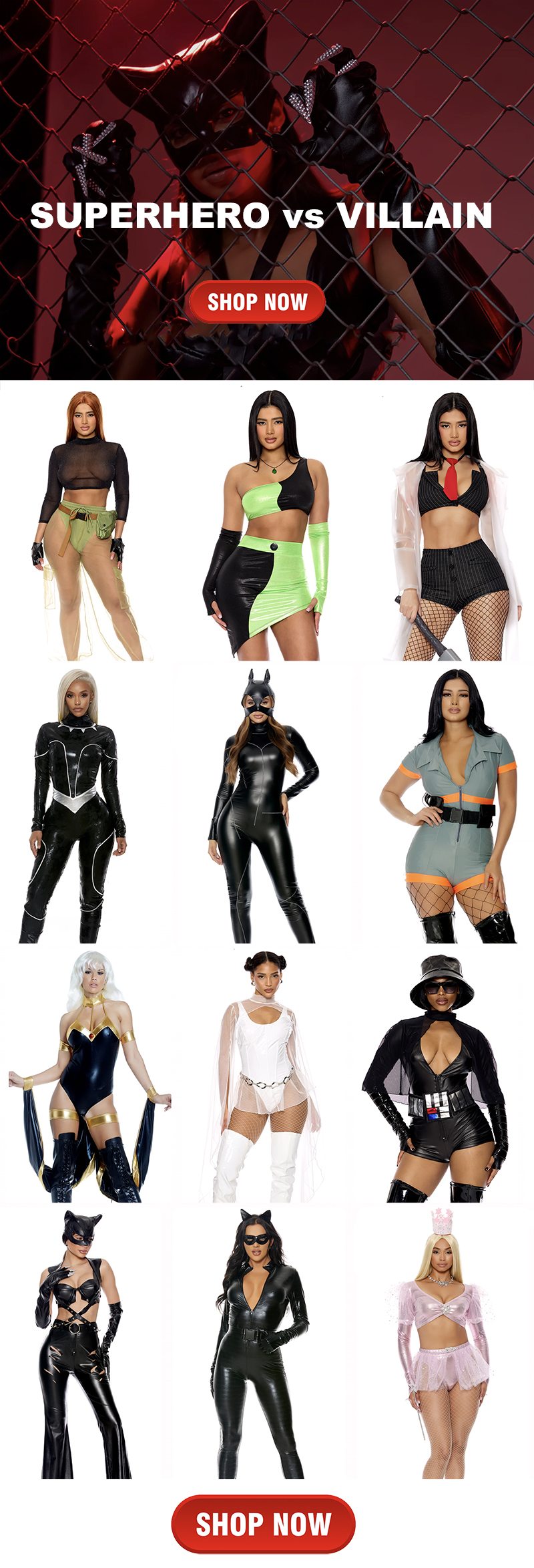 Super Hero And Villain Costumes! Whos Side Are You On?