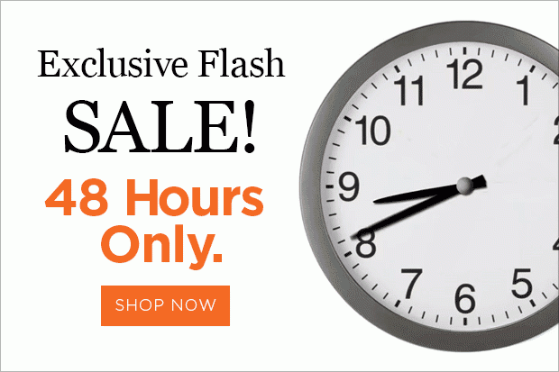 Flash Sale | 48 Hours Only