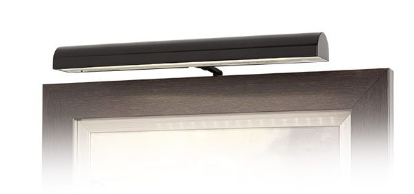 Concept Matte Black 18"W Battery Powered LED Picture Light