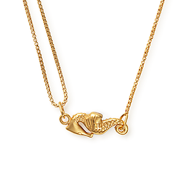 Seahorse Pull Chain Necklace