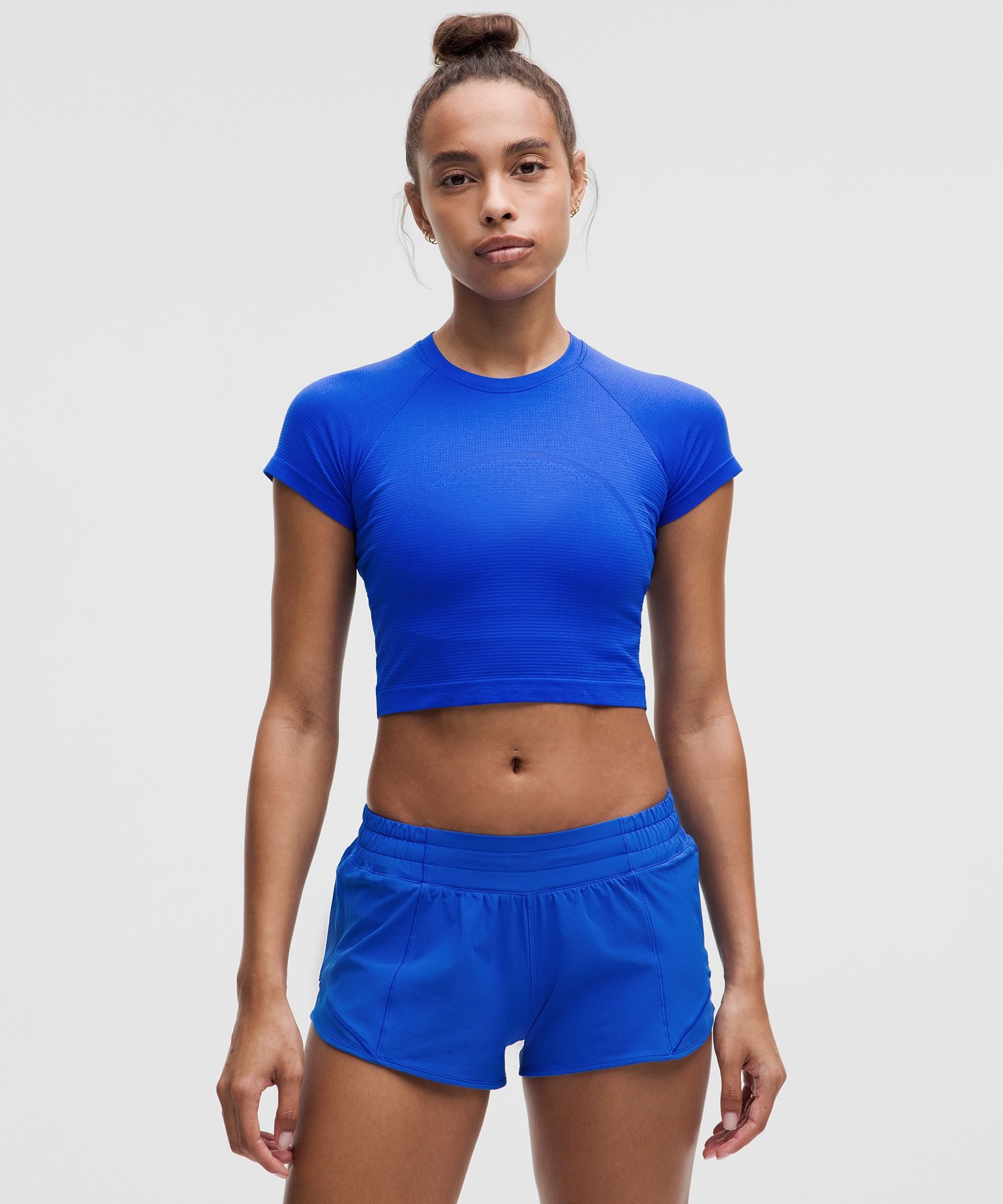 Swiftly Tech Cropped Short-Sleeve Shirt 2.0