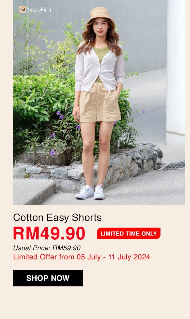 Cotton Easy Shorts