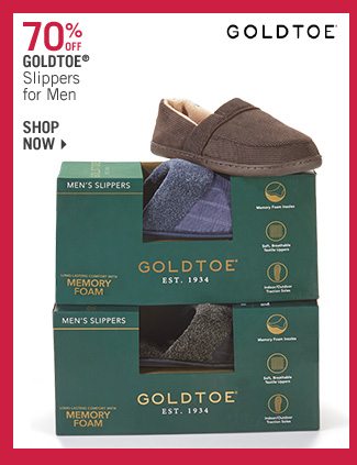 Shop 70% Off Goldtoe Slippers for Men