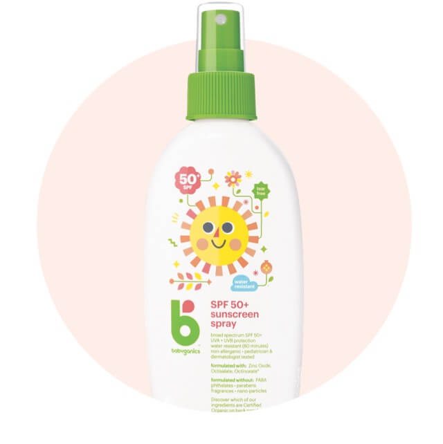 Babyganics® 6 oz. 50+SPF Mineral-Based Sunscreen Spray $12.99