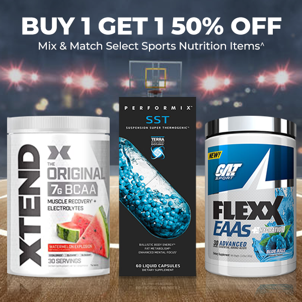 Sports Nutrition Buy 1 Get 1 50 Off