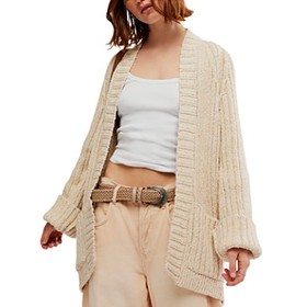 Free People Blossom Open Front Cardigan 