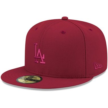 New Era Los Angeles Dodgers Cardinal Tonal 59FIFTY Fitted Hat