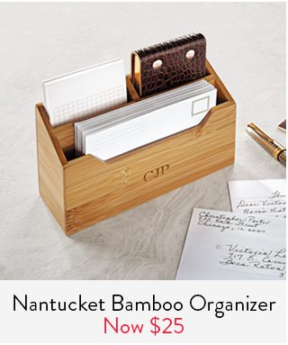 Shop Nantucket Bamboo Organizer