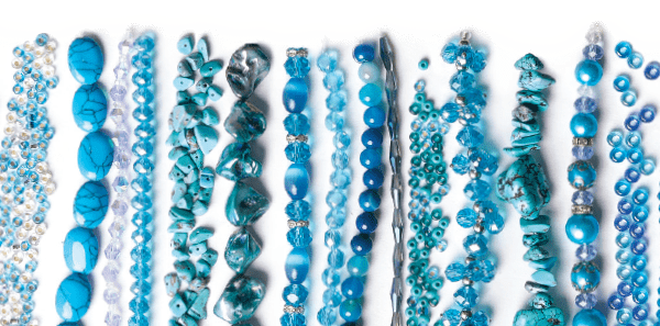image of Strung and Packaged Beads.