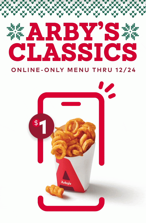 5 of Arby's Classics for $4 or Less