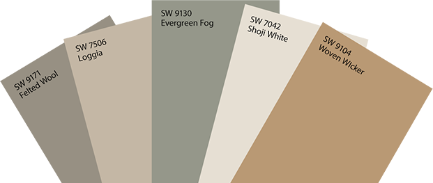 Paint swatches