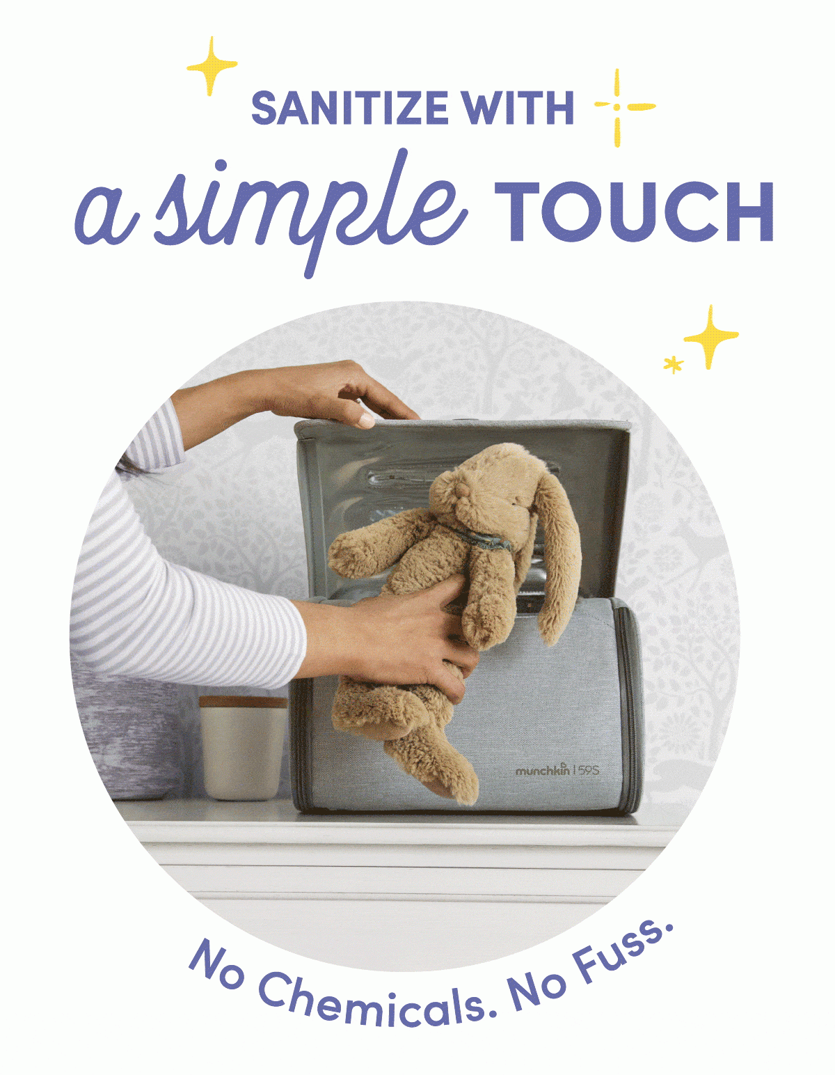 Sanitize with a simple touch