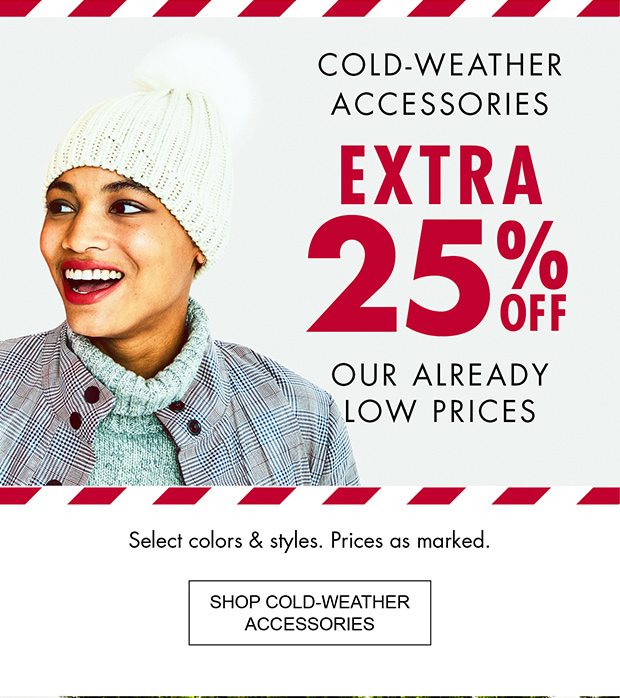 SHOP COLD-WEATHER ACCESSORIES