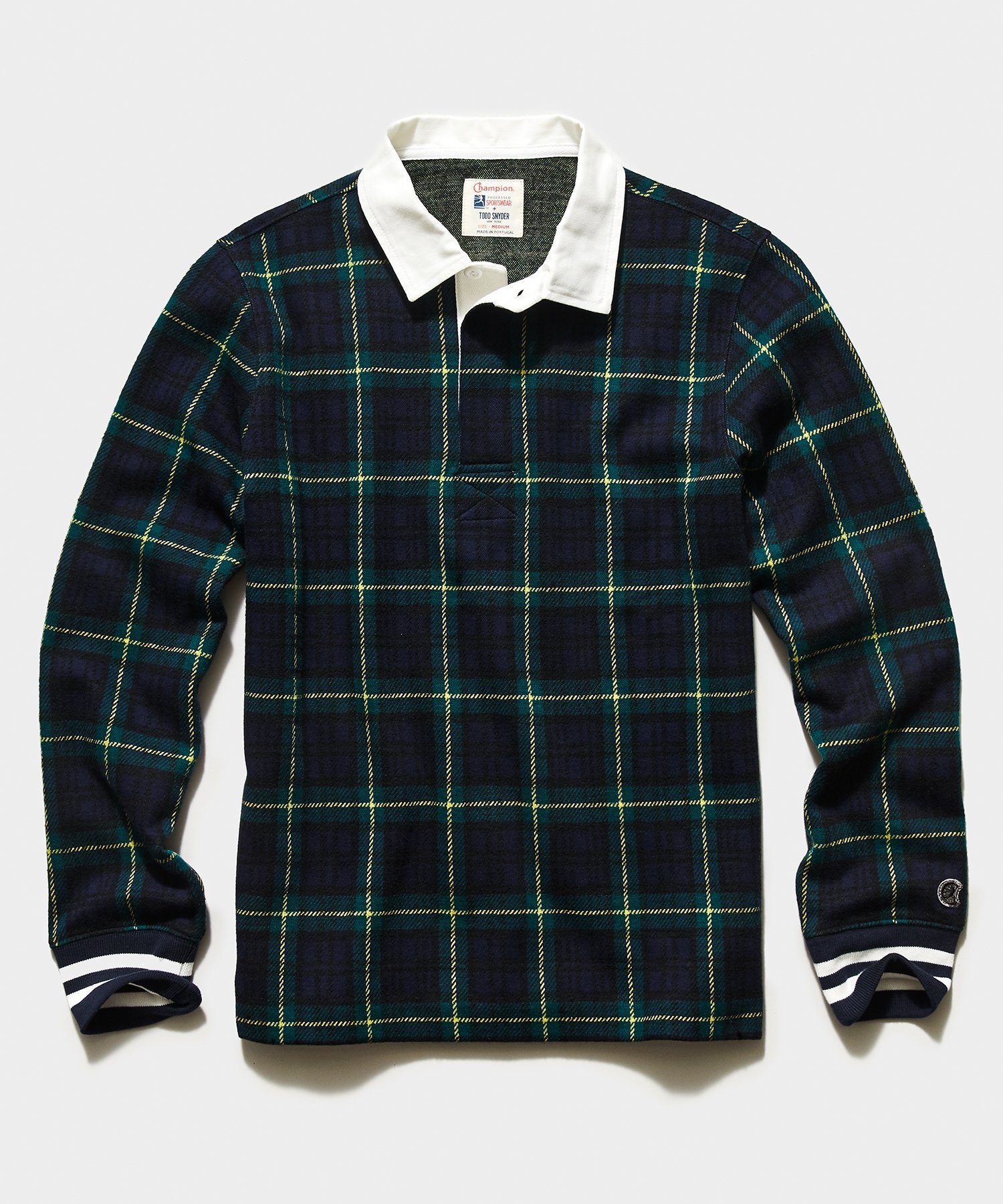 Image of Champion Wool Blackwatch Rugby in Navy