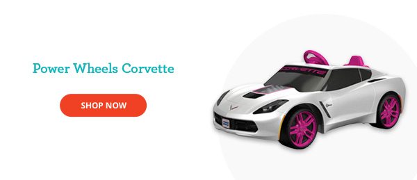 Power Wheels Corvette SHOP NOW