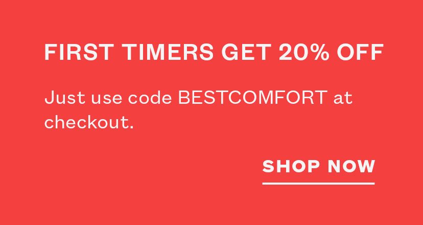 First Timers Get 20% Off