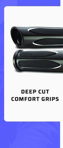 Deep cut comfort grips