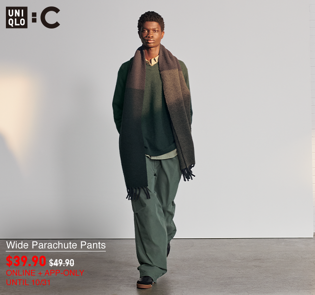 PDP1 - MEN WIDE PARACHUTE PANTS