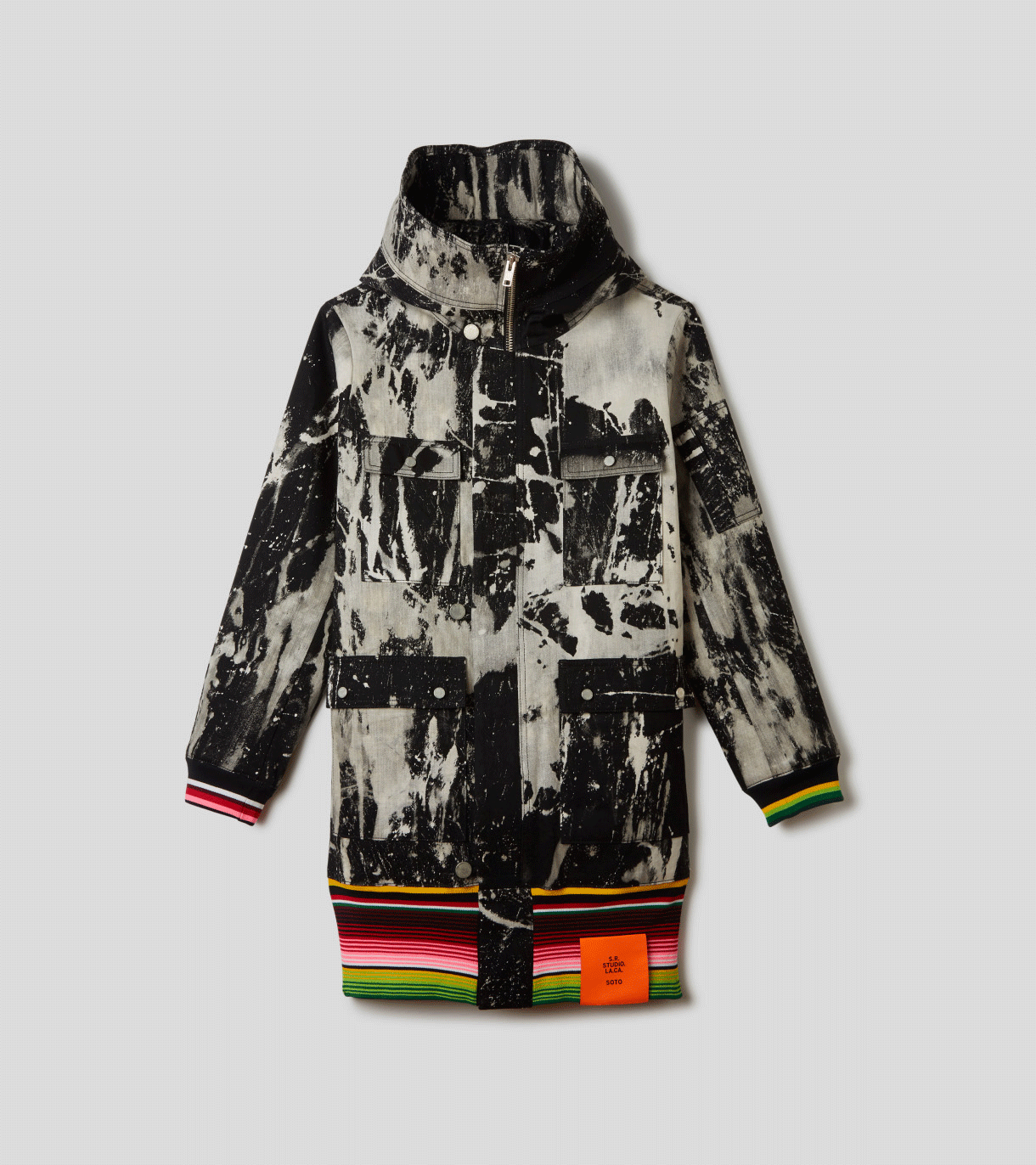 Sterling Ruby Paint Splattered Jacket
