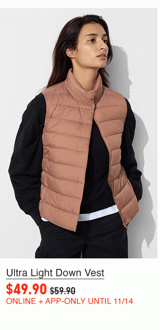 PDP2 - WOMEN & MEN ULTRA LIGHT DOWN VEST