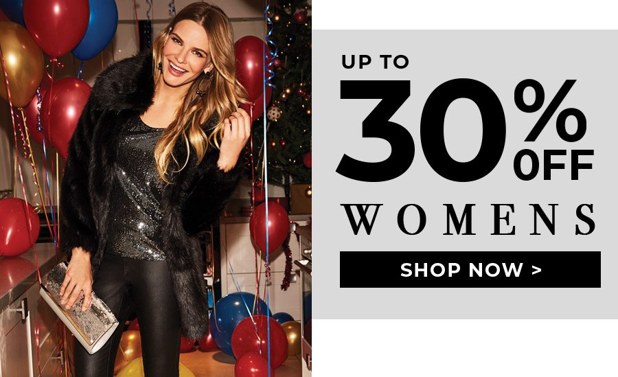 Up To 30% Off Womens
