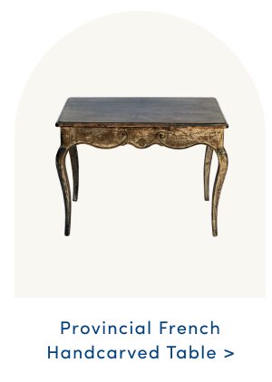 Provincial French Handcarved Table