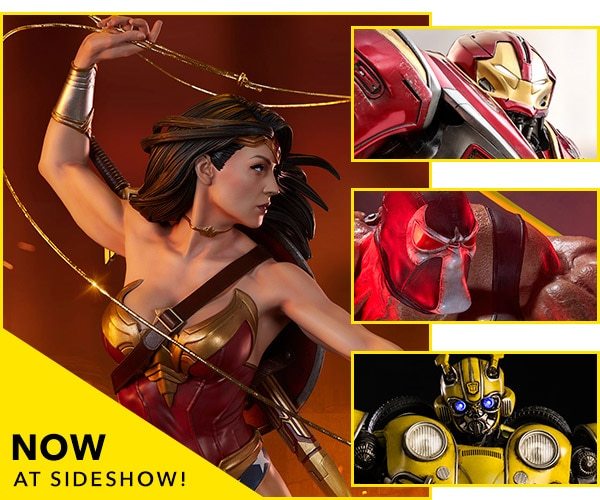 Now Available at Sideshow - Wonder Woman, Hulkbuster, Bane, Bumblebee!