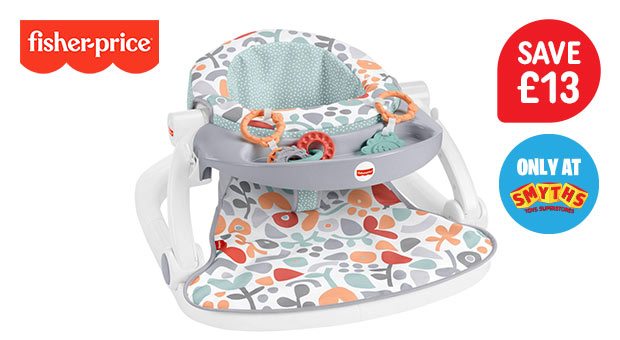 Fisher-Price Sweet Summer Blossoms Sit-Me-Up Floor Seat