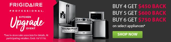 Frigidaire professional kitchen upgrade event