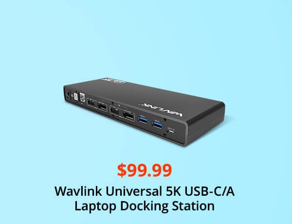 Wavlink Universal 5K USB-C/A Laptop Docking Station