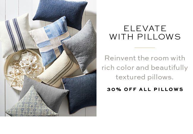 30% Off All Pillows