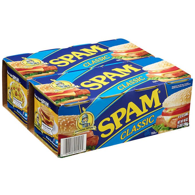 Hormel Spam, 8-Count, 12 Ounces Each