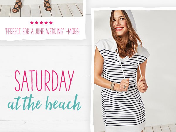 Perfect for a June wedding -Morg. Saturday at the beach.