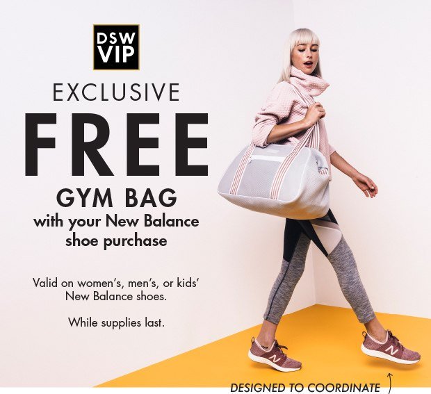 FREE GYM BAG