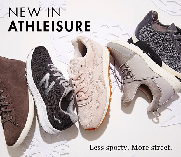 NEW IN ATHLEISURE | Less sporty. More street.