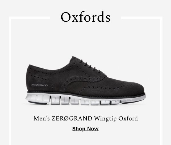 Shop Men's ZEROGRAND Wingtip Oxford