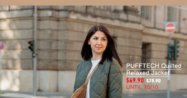 PDP7 - WOMEN PUFFTECH QUILTED RELAXED JACKET