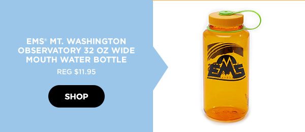 EMS Mt. Washington Observatory 32 Oz Wide Mouth Water Bottle - Click to Shop