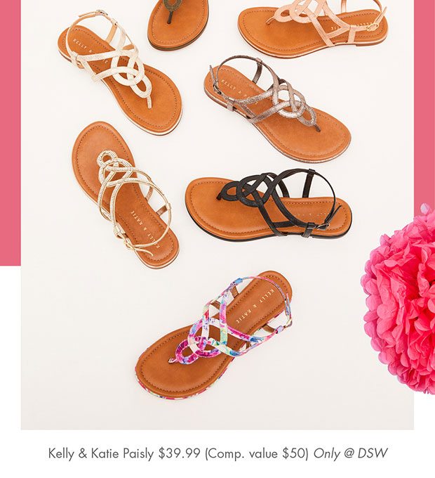 kelly and katie paisly sandal