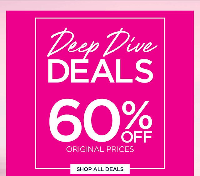 Deep Dive Deals 60% Off