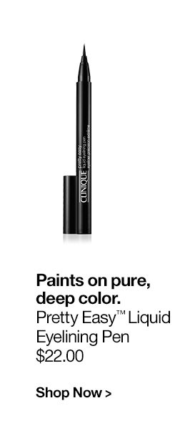 Paints on pure, deep color.Pretty Easy™ LiquidEyelining Pen