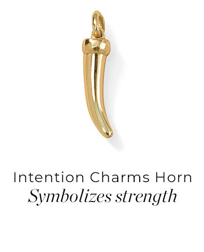 The Intentions Horn Charm 