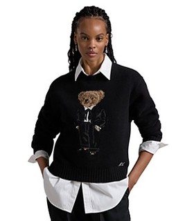 Polo Ralph Lauren Tuxedo Polo Bear Crewneck Sweater