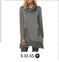 Long Sleeve Stripe Print Pocket Sweatshirt