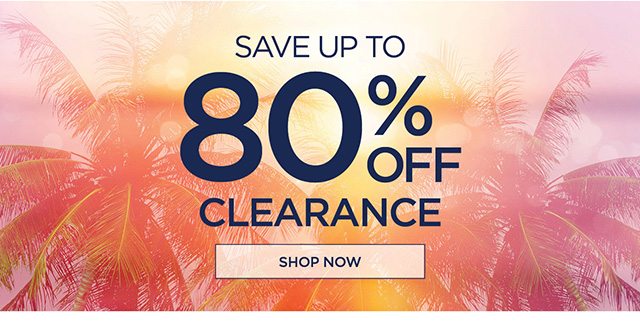 Save Up to 80% Off Clearance